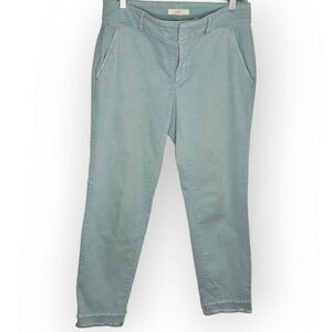 Loft Women's Mid Rise Girlfriend Chino Pants in Sage Green size 6